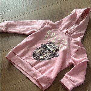 Pink Rolling Stones Hoodie